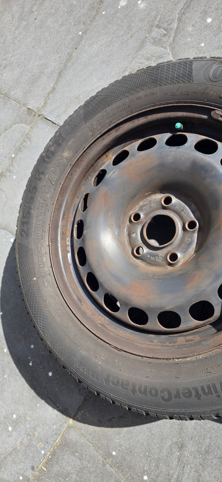 Reservewiel VW Passat - Continental op stalen velg, Auto diversen, Ophalen