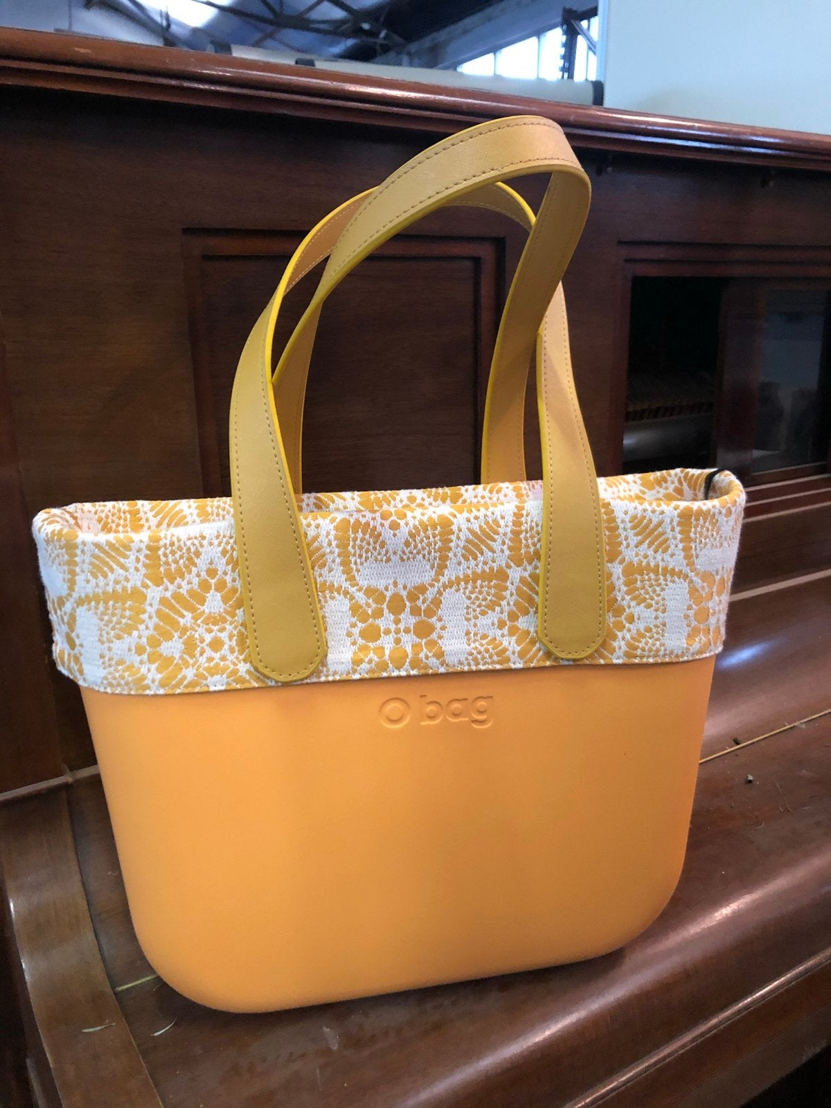 Geel/beige bordo met rits voor de o-bag classic, Ophalen of Verzenden, Nieuw