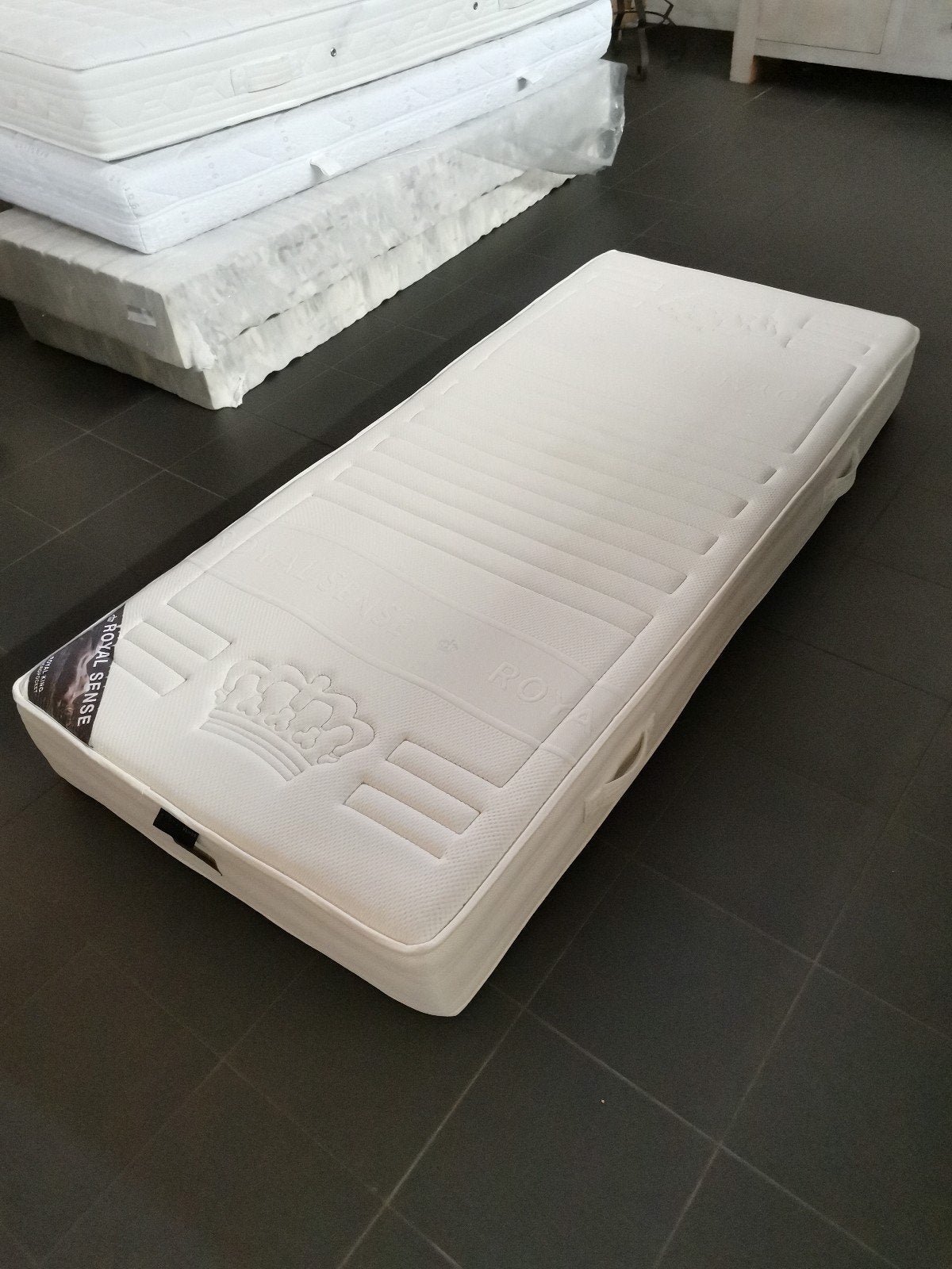 Van Landschoot royal sense matras, Ophalen, Gebruikt, 90 cm, Eenpersoons
