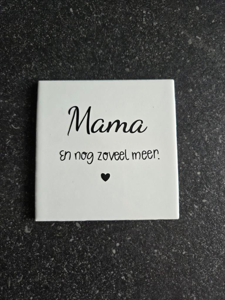 Gepersonaliseerd tegeltje 'Mama en nog zoveel meer', Ophalen of Verzenden