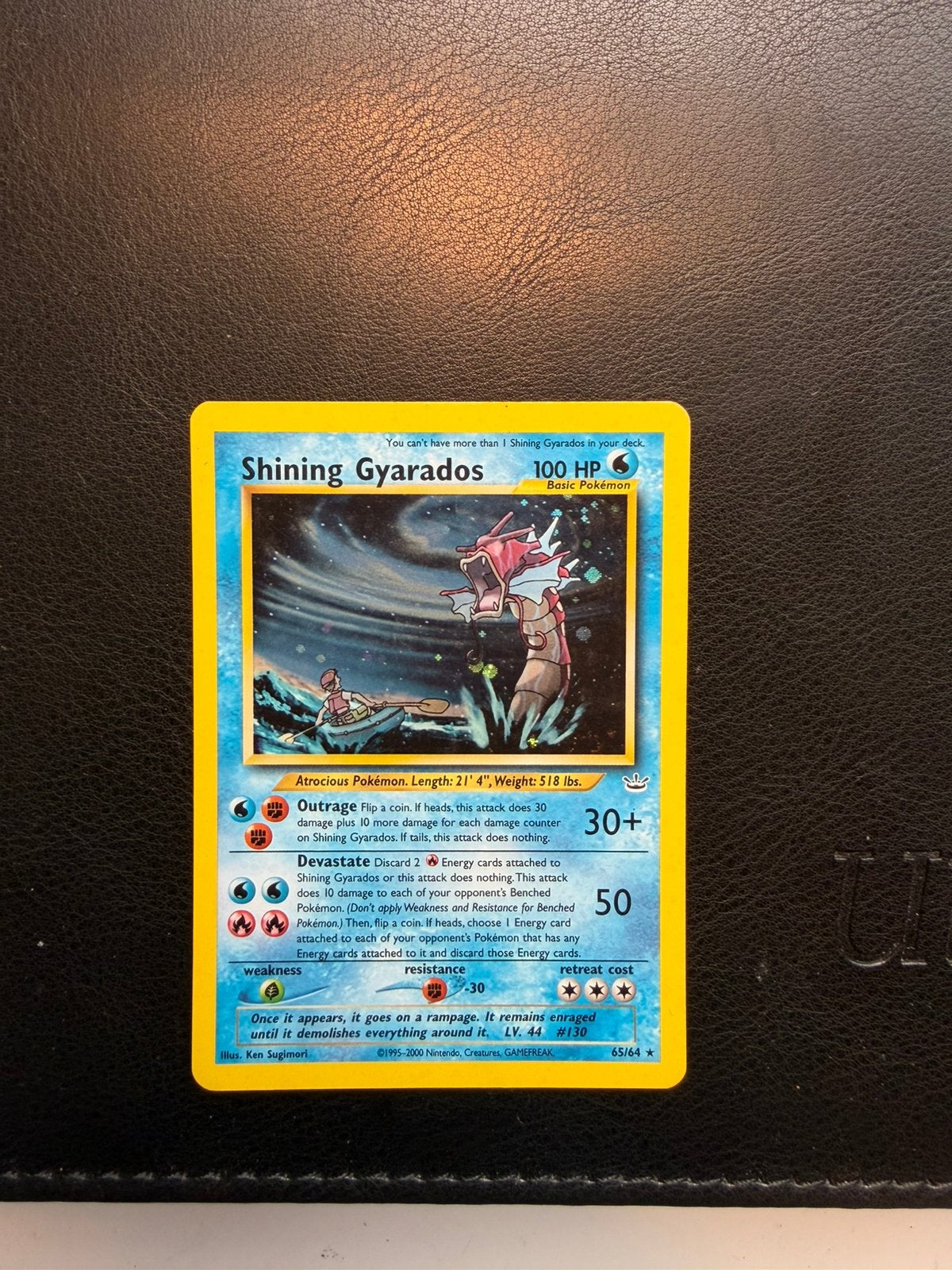 Foto 2 van Pokémon Shining Gyarados 65/64 Neo Revelation vintage