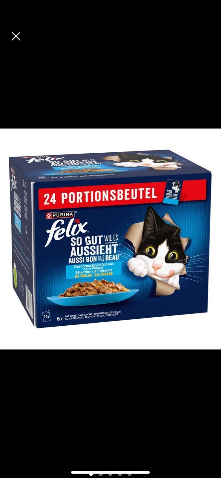 60 zakjes kattenvoer felix vis selectie, Dieren en Toebehoren, Dierenvoeding, Ophalen, Kat