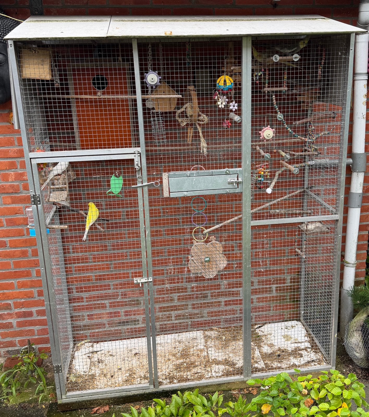 Voliere vogelkooi, Ophalen, Gebruikt, Aluminium, Volière