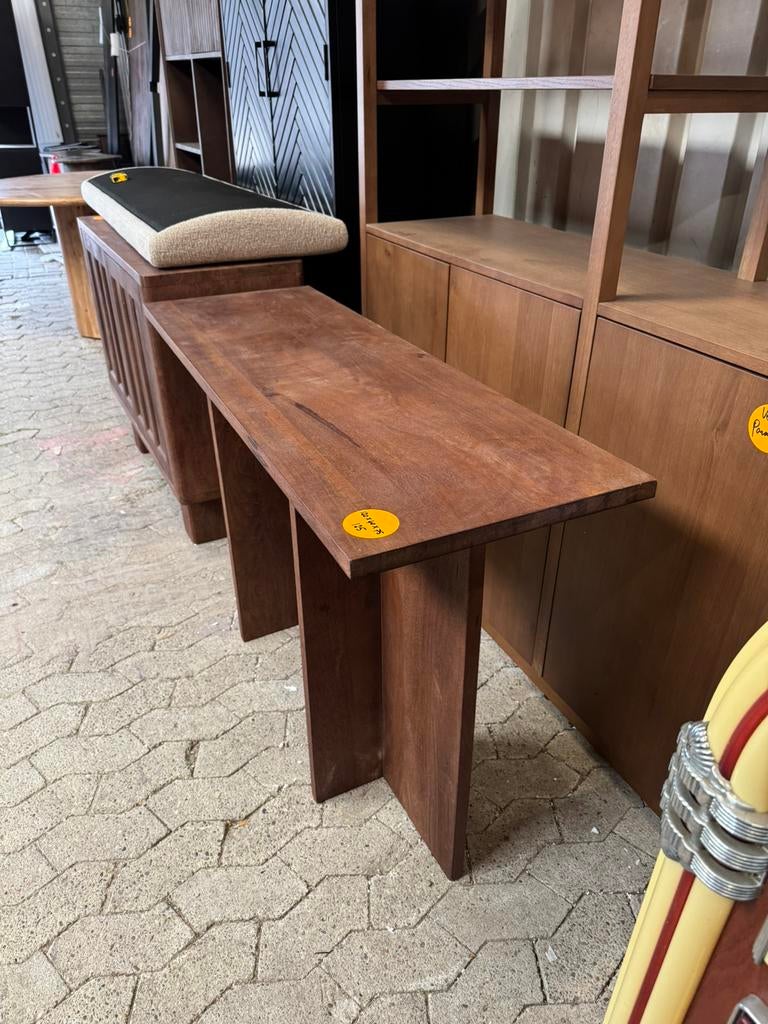 Sidetable mangohout 120x40x75 cm, Huis en Inrichting, Tafels | Sidetables, Ophalen, 100 tot 150 cm, Nieuw, Overige materialen