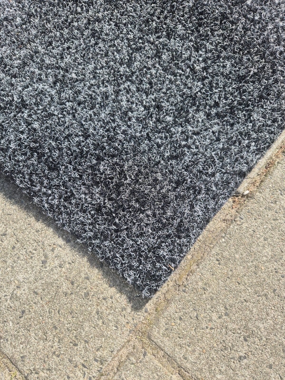 Stevig project tappijt antraciet 205 cm x 140 cm ongebruikt, Ophalen, Zwart, Nieuw, 5 tot 10 m²