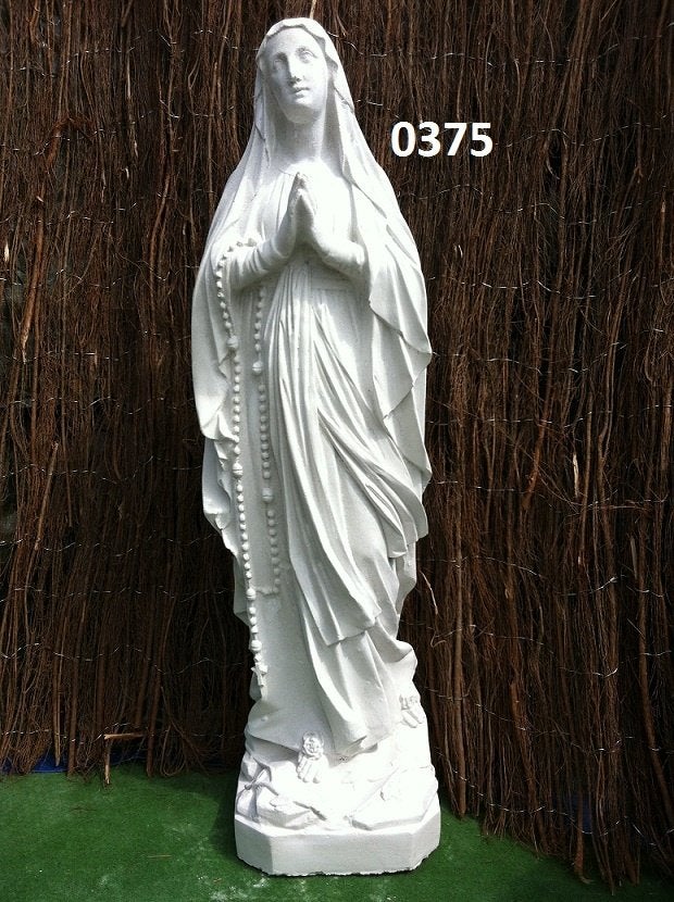 Madonna immacolata. MARIA. nr 0375, Ophalen, Nieuw, Beton, Mensenbeeld