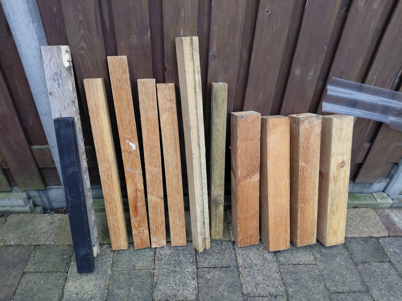 Houd - diverse maten, Tuin en Terras, Palen, Balken en Planken, Ophalen, Minder dan 180 cm, Palen