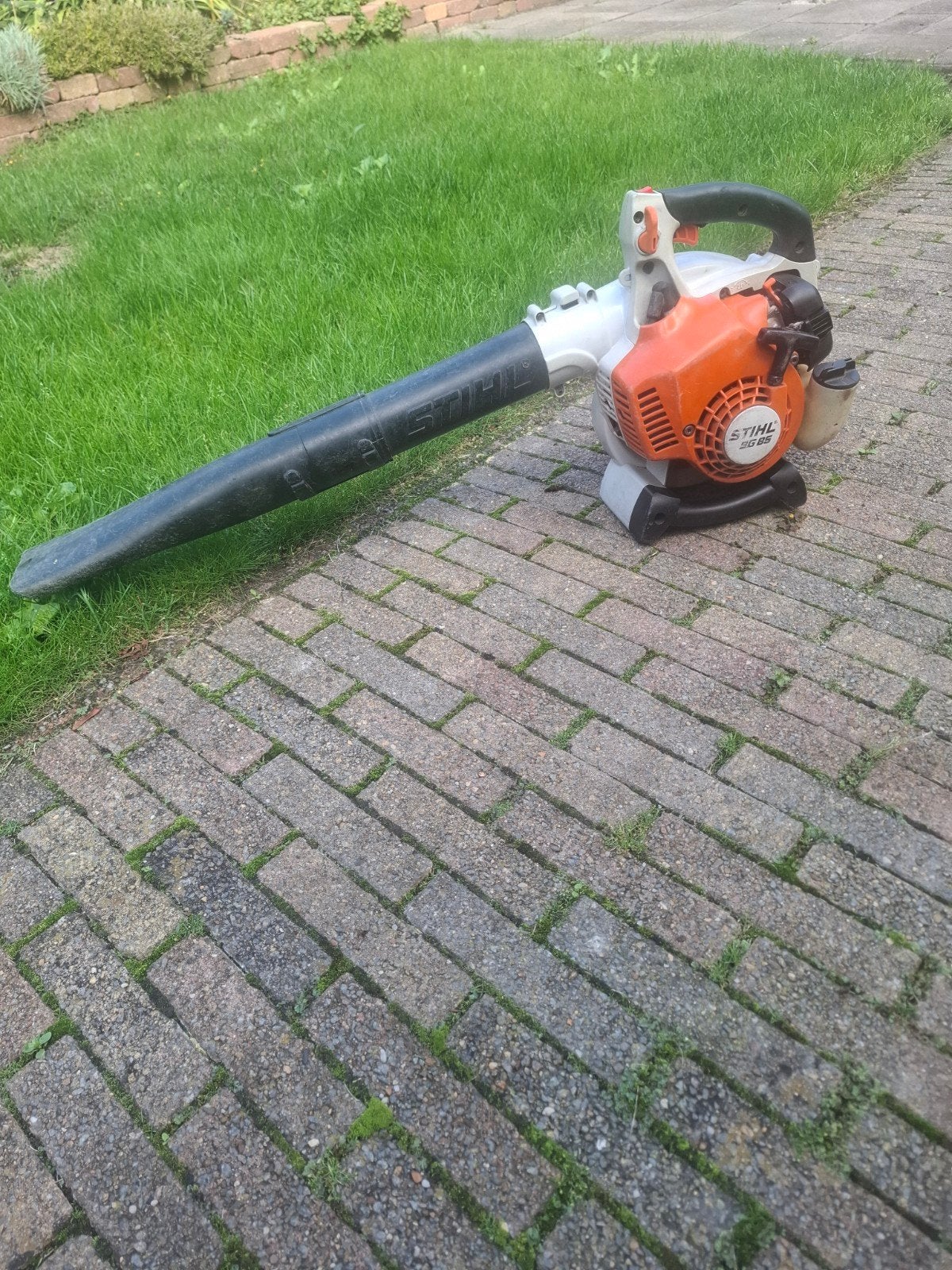 Stihl SH 85 Bladblazer - Goed Werkend, Tuin en Terras, Ophalen, Gebruikt, Handgedragen, Stihl