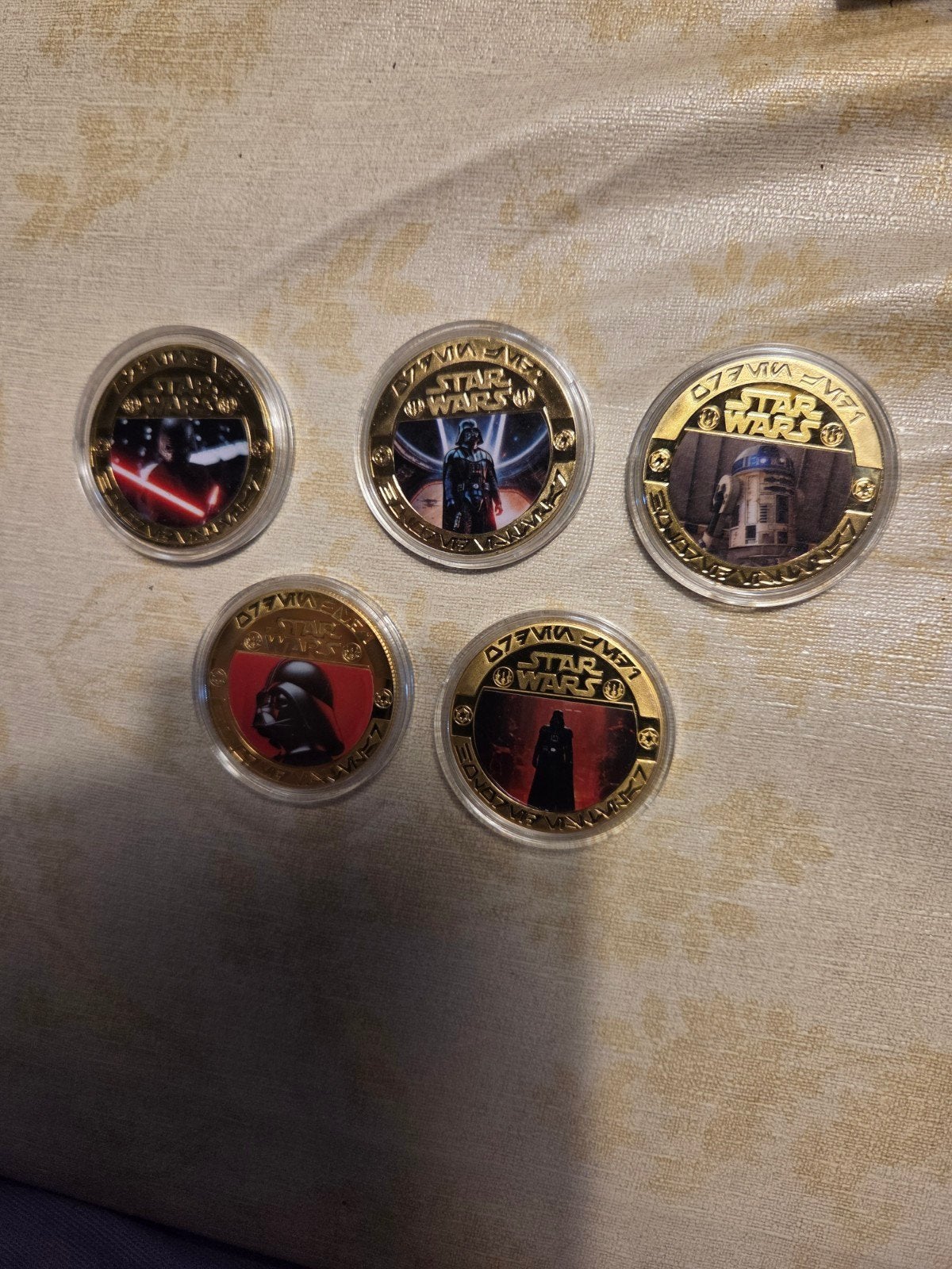Star Wars Munten Collectie - R2D2, Darth Vader, Kylo Ren, Ophalen of Verzenden, Nieuw