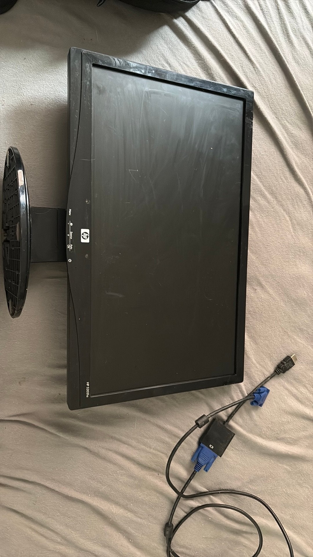 Hp monitor met hdmi adapter, Computers en Software, DVI, Gebruikt, IPS, Full HD