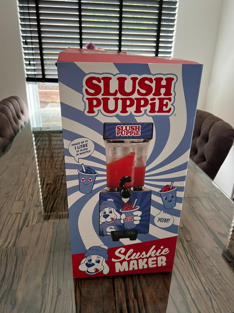Slush puppie machine 1x gebruikt, Huis en Inrichting, Keuken | Bestek, Ophalen of Verzenden, Zo goed als nieuw, Rvs of Chroom