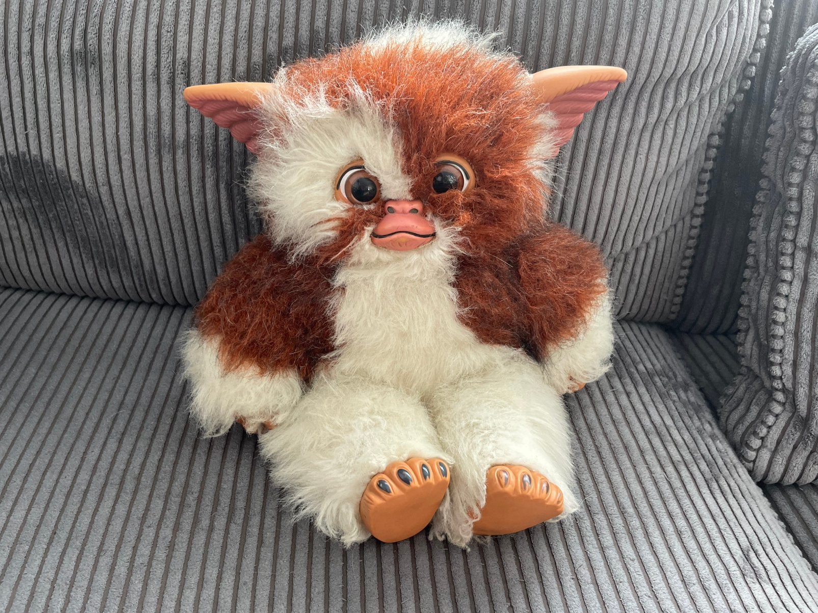 Vintage knuffel pop van Gizmo uit de Gremlins 40 cm groot, Ophalen of Verzenden, Zo goed als nieuw, Overige typen