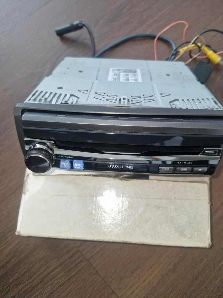 Alpine CVA-1004R auto klapscherm radio, Auto diversen, Autoradio's, Gebruikt, Ophalen of Verzenden