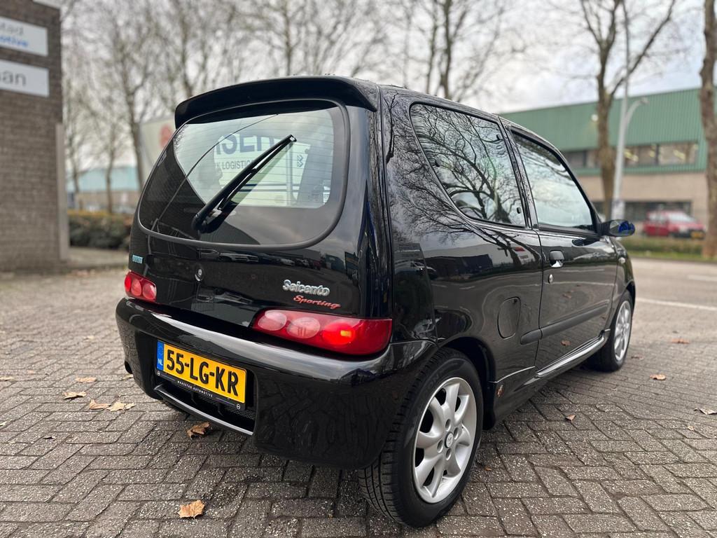 Fiat Seicento 1.1 Sporting, Voorwielaandrijving, 12 maanden, 15 km/l, Origineel Nederlands