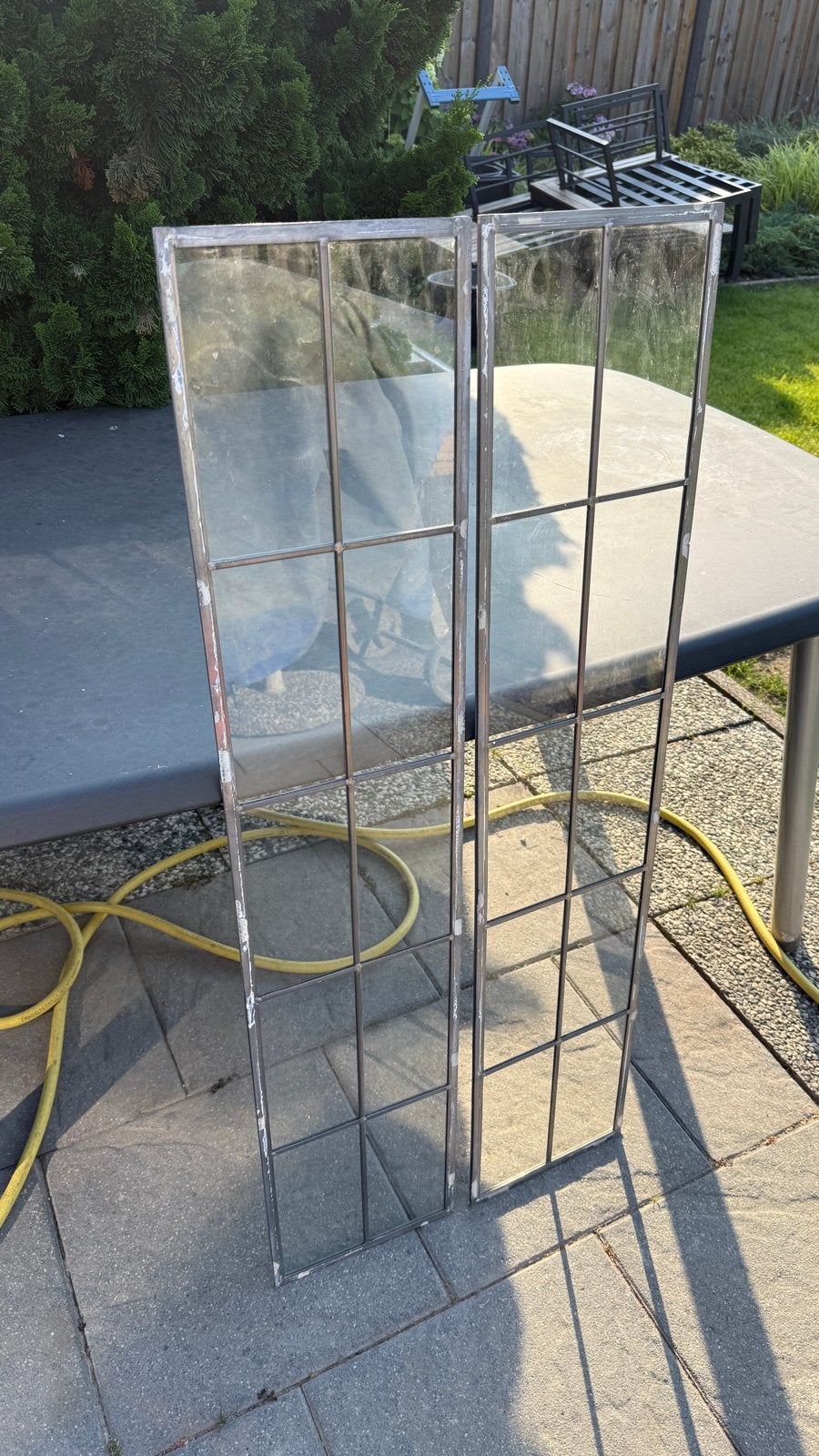 Glas in lood inzet voor binnendeur (23,7x113,5 cm), Ophalen, Gebruikt, Minder dan 80 cm, Glas in lood