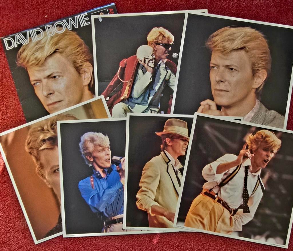 DAVID BOWIE: Anabas Fotofile - 6 grote kleurenfoto's (1985), Ophalen of Verzenden, Gebruikt, Boek, Tijdschrift of Artikel