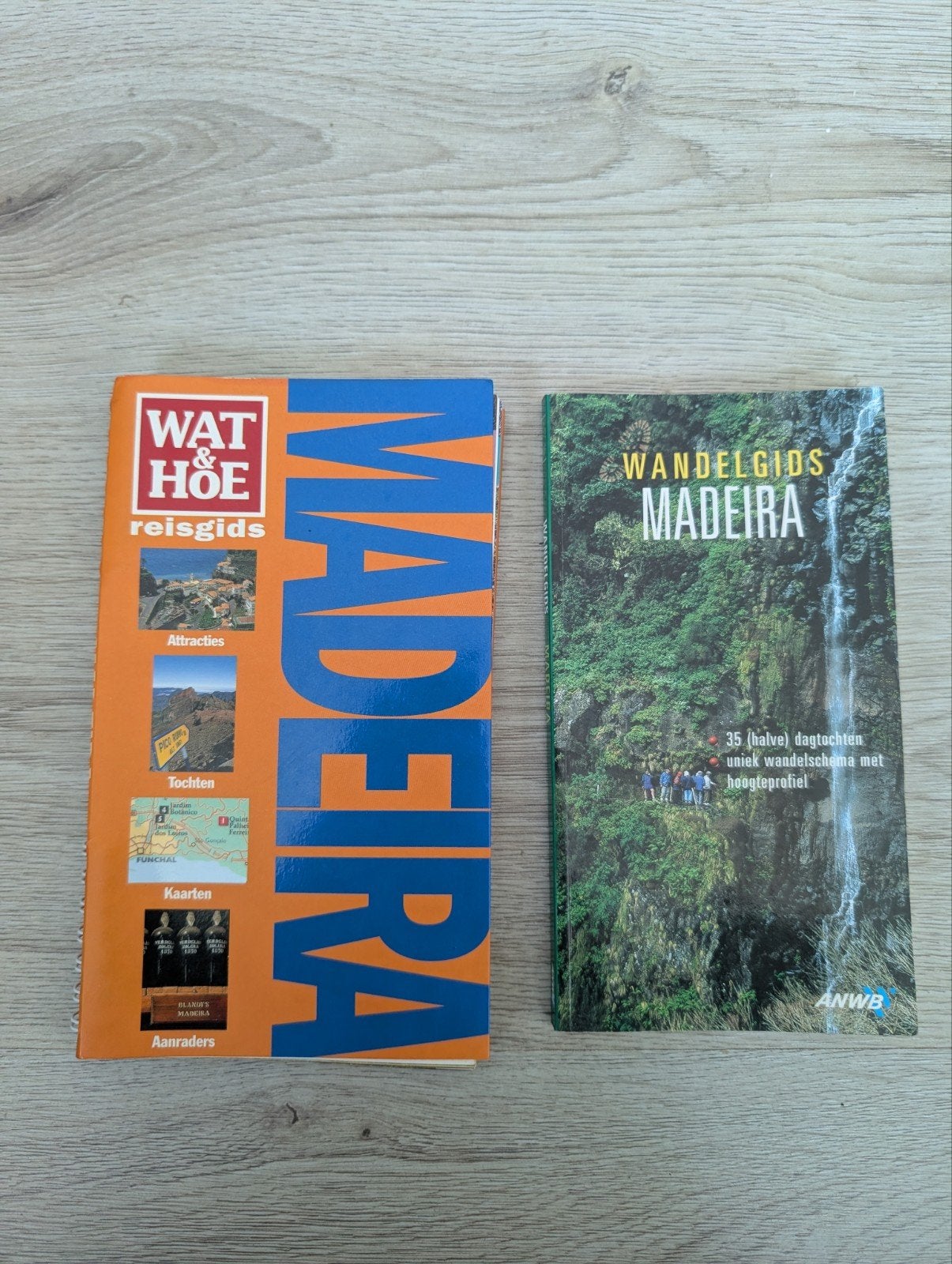 2 reisgidsen Madeira 'wat en hoe' en 'anwb wandelgids', Boeken, Gelezen, Europa, Ophalen of Verzenden, Reisgids of -boek
