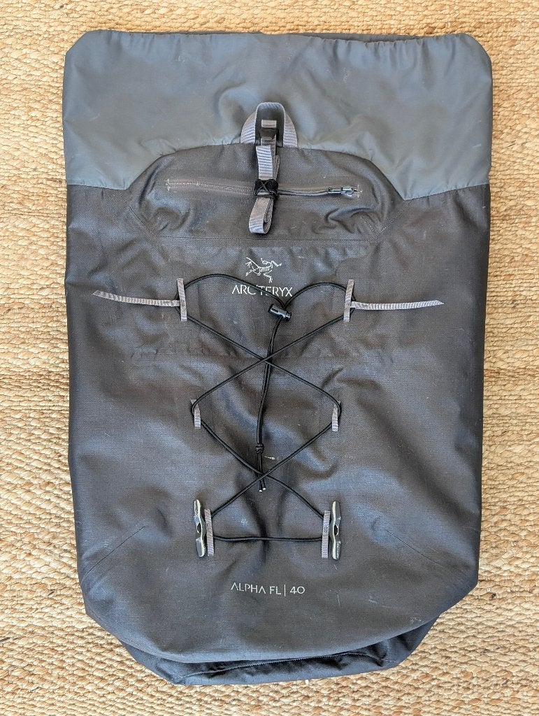 Arc'teryx Alpha FL 40 rugzak (grijs/zwart), Ophalen of Verzenden, Gebruikt, Rugzak