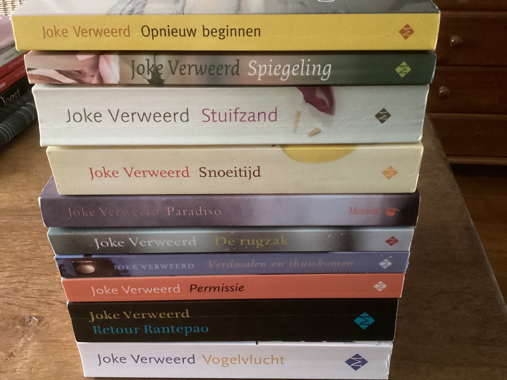 Joke Verweerd: diverse romans en verhalenbundels, Ophalen of Verzenden, Gelezen