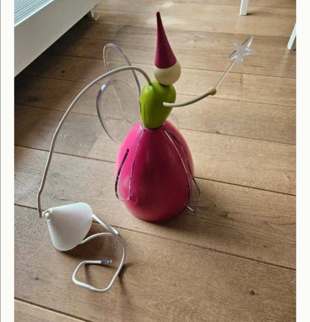 Leuke kinderlamp van Philips; 5 euro, Kinderlijk, speels, elfje, Hout, Overige fittingen, Ophalen of Verzenden