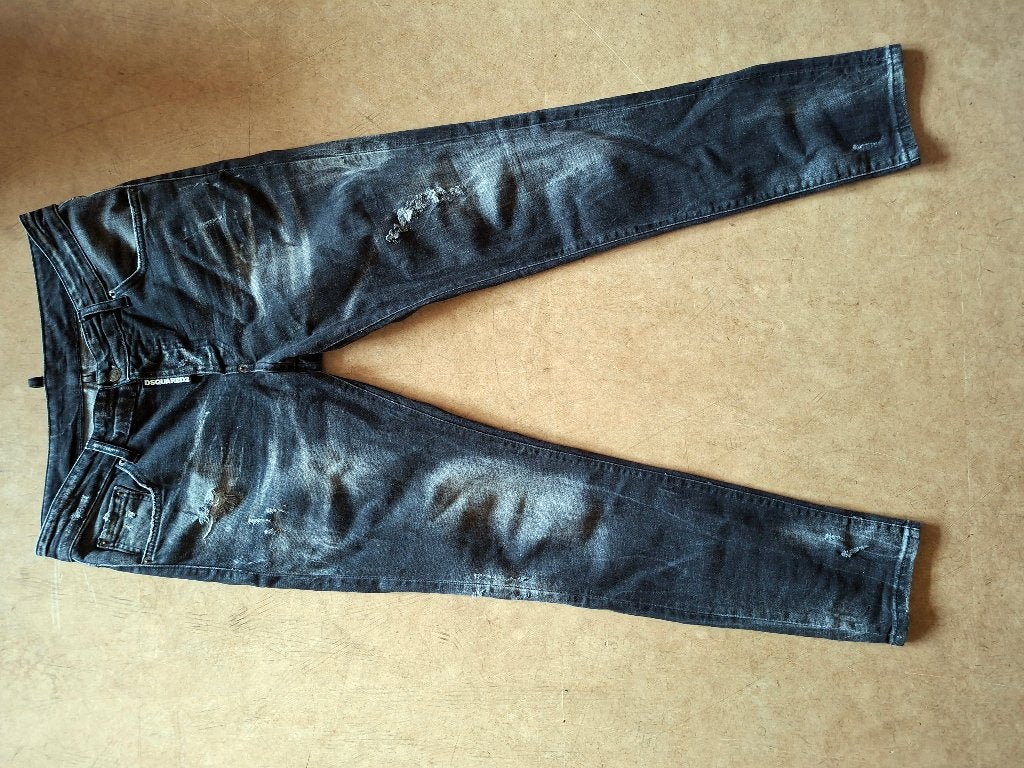 Dsquared jeans spijkerbroek broek 52 W36 L32 36 32 dsquared2, W36 - W38 (confectie 52/54), Dsquared2, Verzenden, Zwart