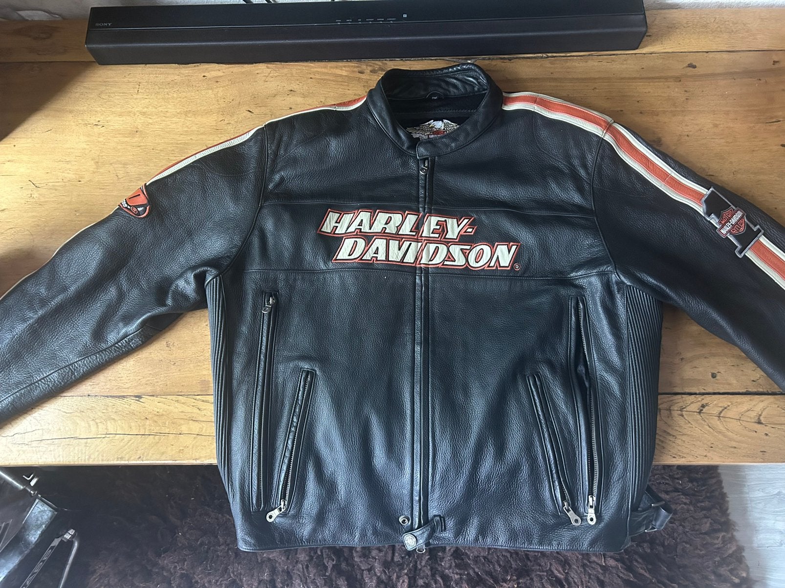 Harly Davidson jas xxl, Ophalen of Verzenden, Tweedehands, Jas | textiel