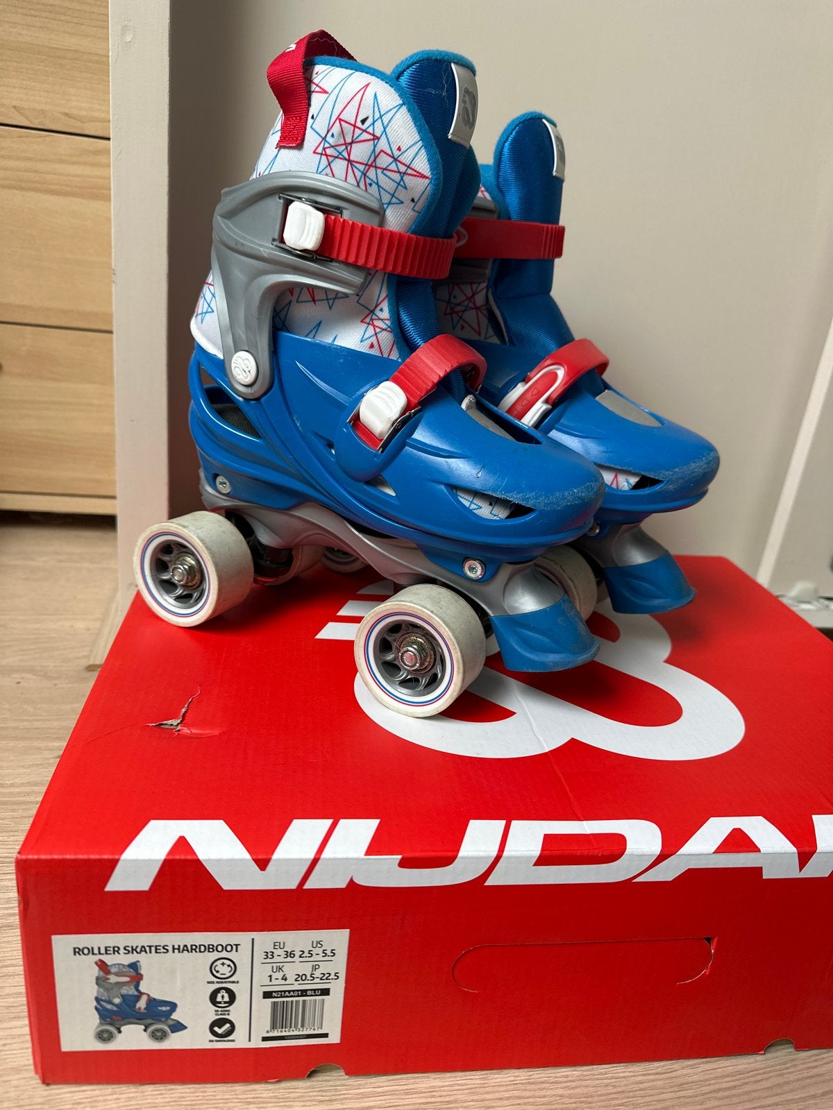 Nijdam Roller Skates Hardboot - Slechts 1x gebruikt, Ophalen of Verzenden, Verstelbaar, Zo goed als nieuw, Kinderen