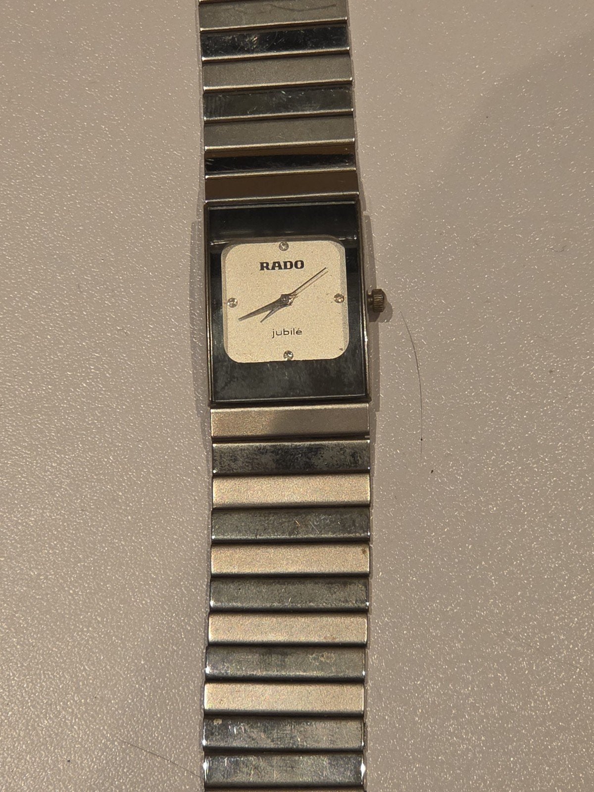 Rado Jubile unisex horloge, Sieraden, Tassen en Uiterlijk, Overige merken, Staal, Gebruikt, Staal