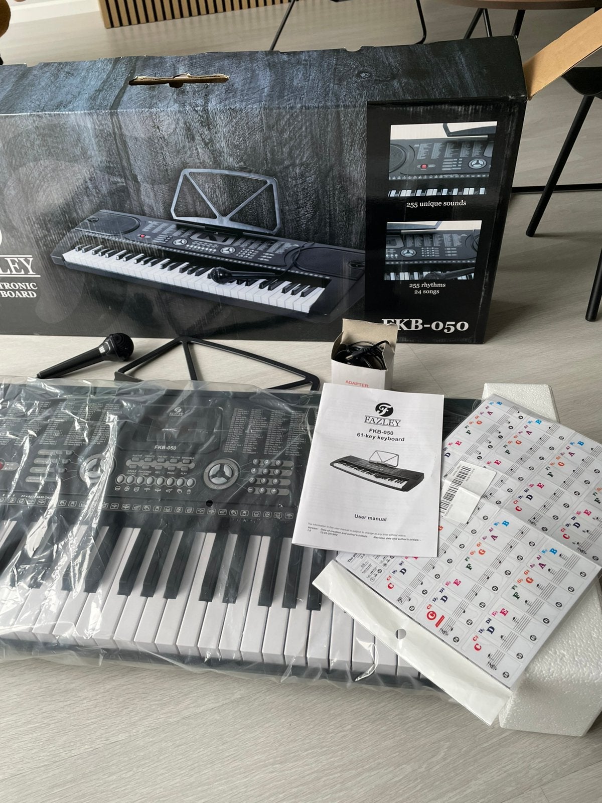 Fazley electronic keyboard FKB-050  61 toetsen, Ophalen of Verzenden, Zo goed als nieuw, 61 toetsen, Overige merken
