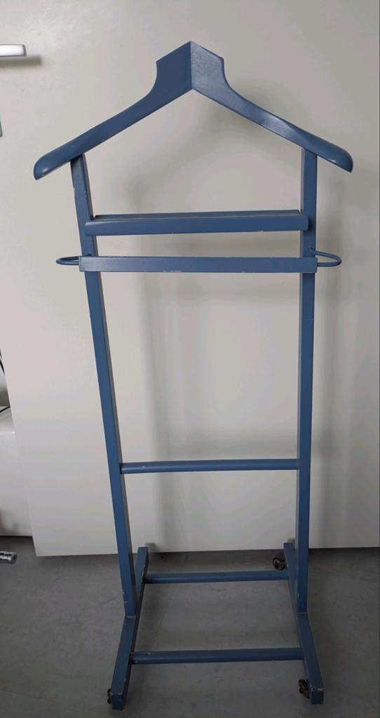Kledingrek / Valetstandaard - Blauw, Kleding | Dames, Ophalen, Met wielen, Gebruikt
