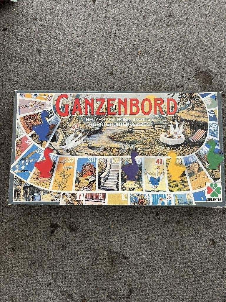 Reuze Ganzenbord door Selecta, Vijf spelers of meer, Ophalen of Verzenden, Gebruikt, Selecta