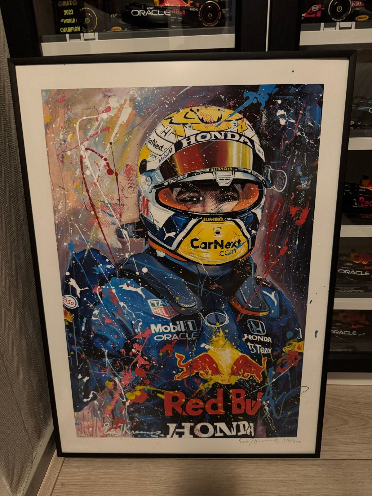 Max Verstappen Giclée Eric Jan Kremer (310/500), Ophalen of Verzenden