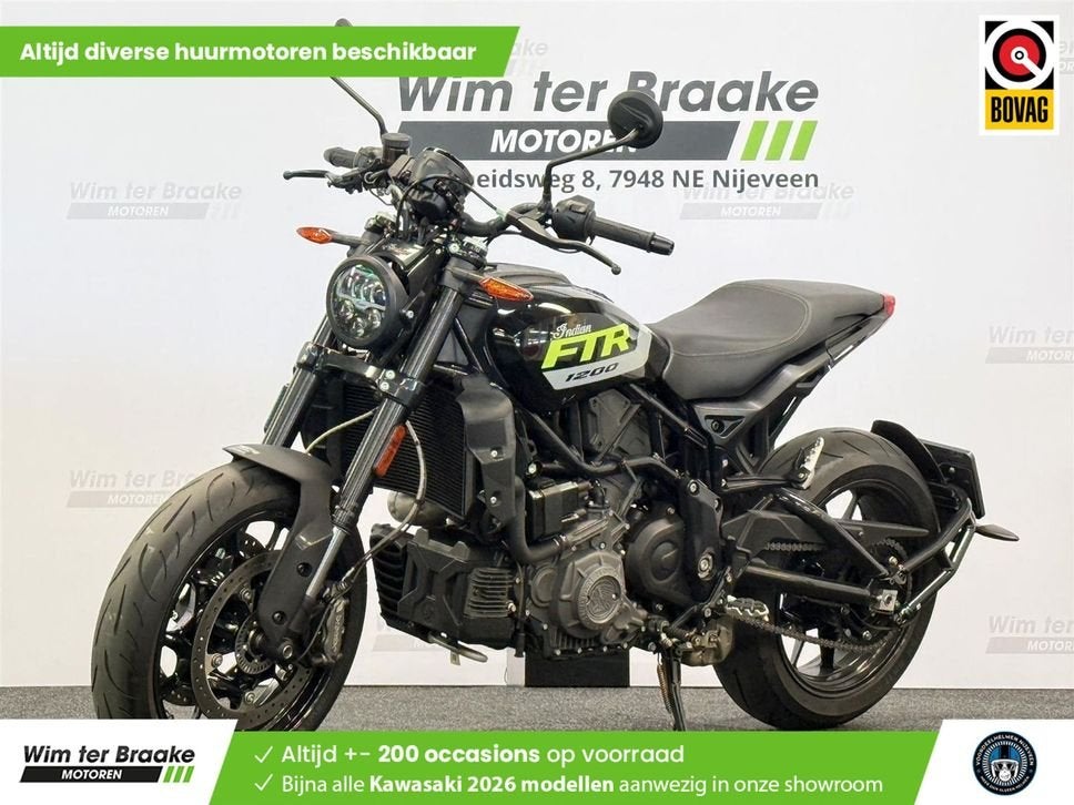 Indian FTR 1200 ABS (bj 2024) 1,122 km, Motoren, 1203 cc, 2 cilinders, Onbekend, Meer dan 35 kW