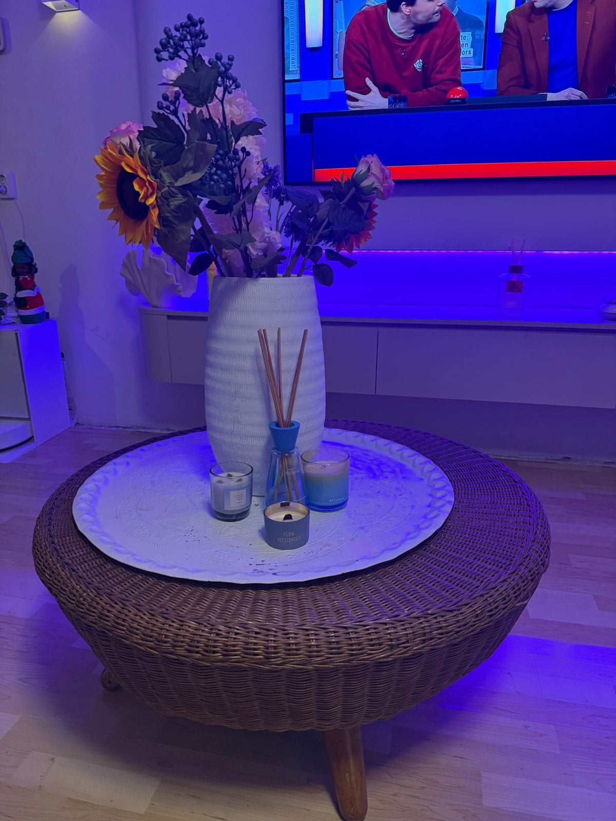Salontafel, Ophalen, Gebruikt, 50 tot 100 cm, Salontafel rond