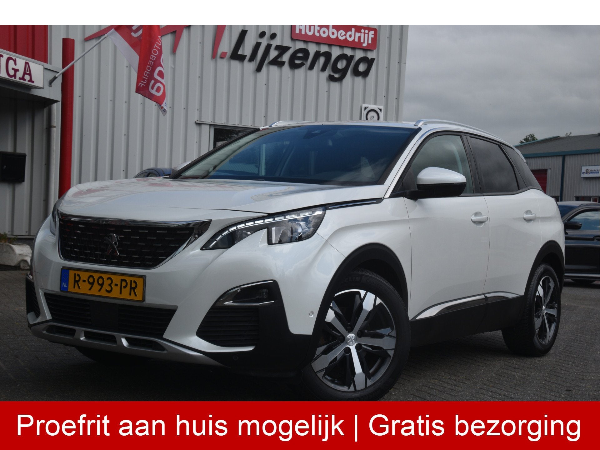 Peugeot 3008 2.0 BlueHDi Blue Lease GT Line Carplay | LED |, 745 kg, Gebruikt, 4 cilinders, Wit