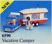 Lego Town Classic Town Traffic 6590 Vacation Camper, Kinderen en Baby's, Speelgoed | Duplo en Lego, City, Lego, Ophalen of Verzenden
