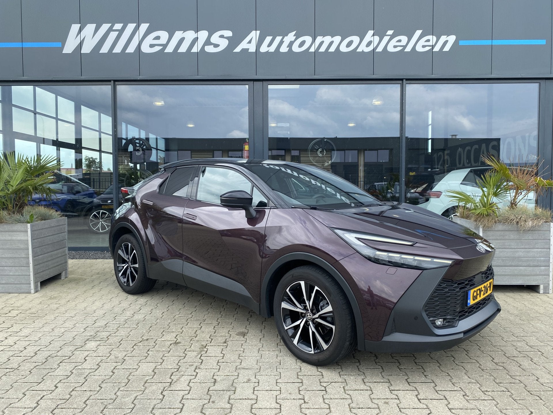 Toyota C-HR 1.8 Hybrid 140 Business Plus Navigatie , Stoelve, Auto's, Stof, Met garantie (alle), Origineel Nederlands, Bedrijf
