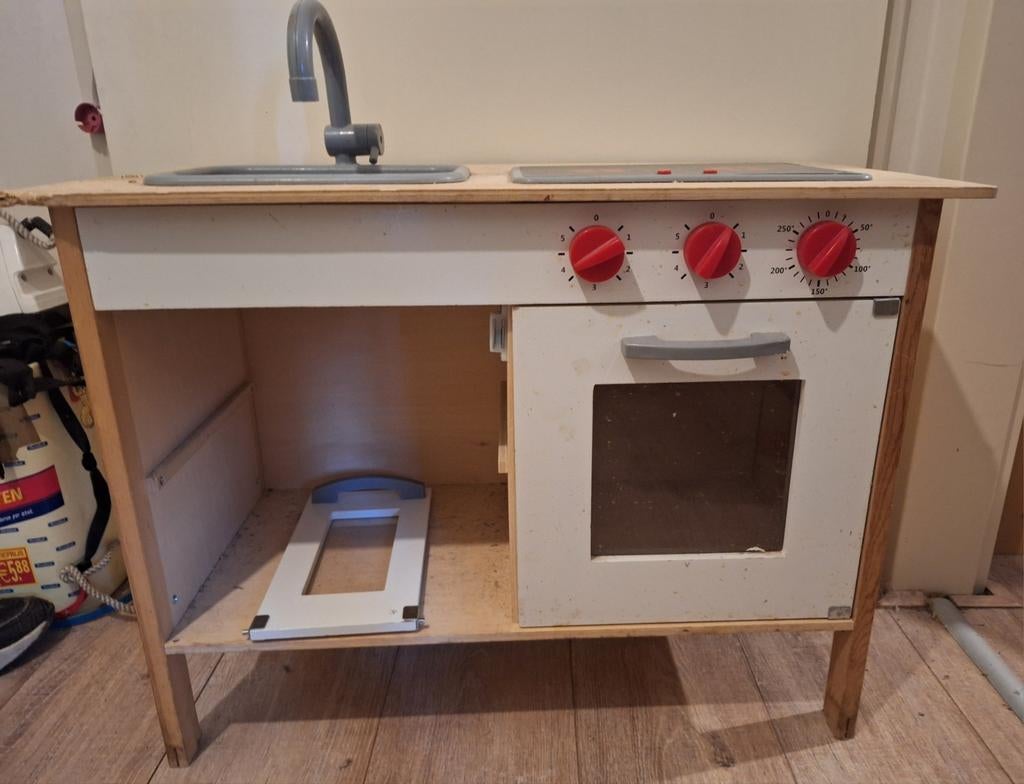 Speelkeukentje (opknapper), Ophalen, Gebruikt, Hout, Speelkeuken