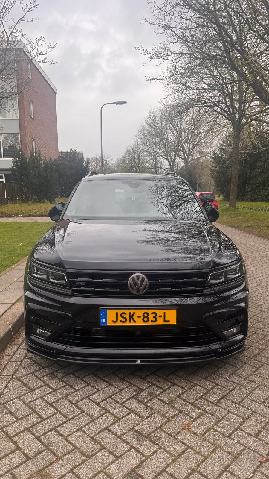 Volkswagen Tiguan 2.0 TDI allspace 150pk 7-DSG 2018 Zwart, Auto's, 2000 kg, Zwart, Leder, Diesel