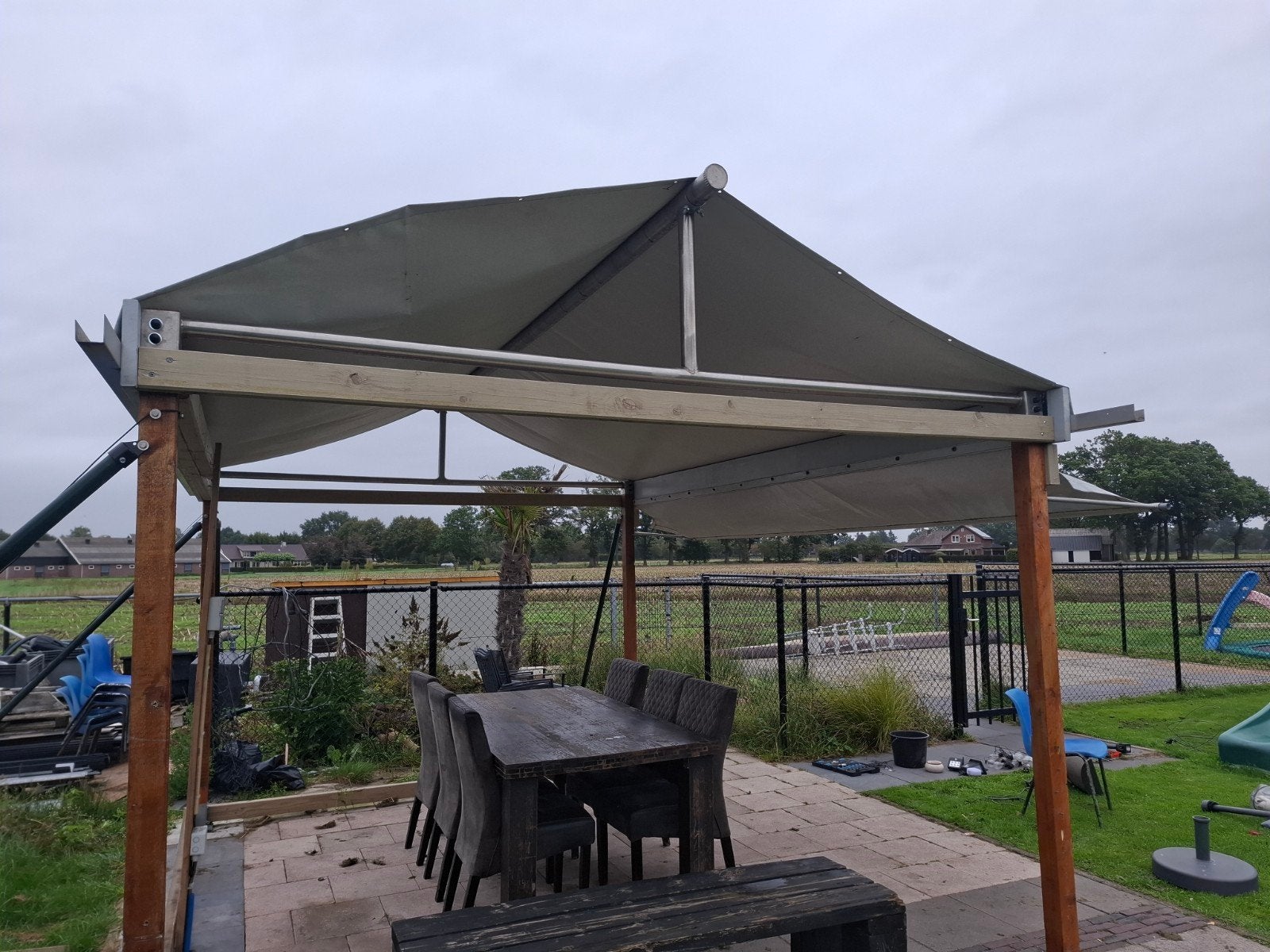tent/overkapping, Ophalen, Minder dan 5 meter