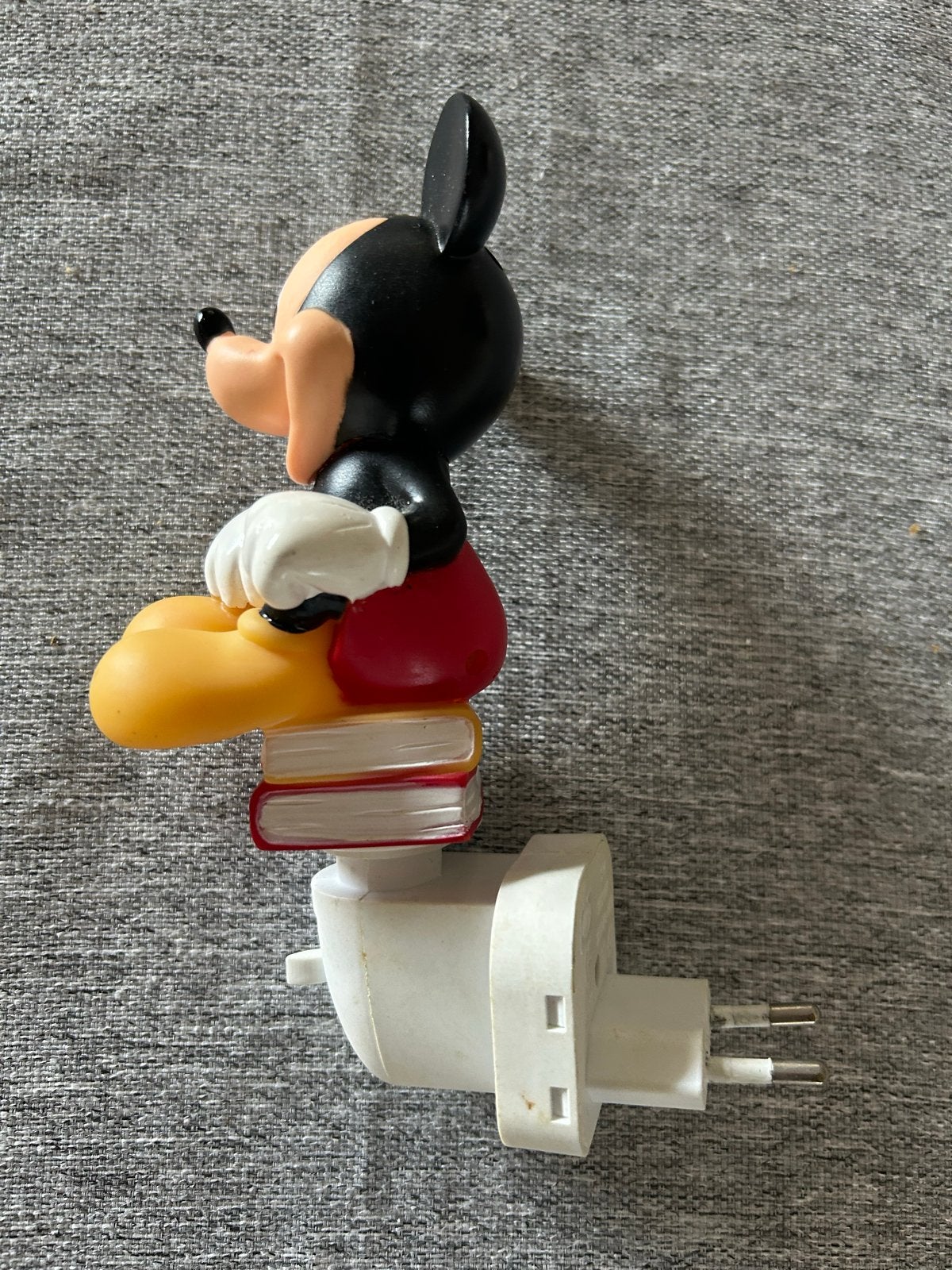 Mickey Mouse Nachtlampje - Vintage Disney Plug-in Lamp, Verzamelen, Disney, Gebruikt, Ophalen
