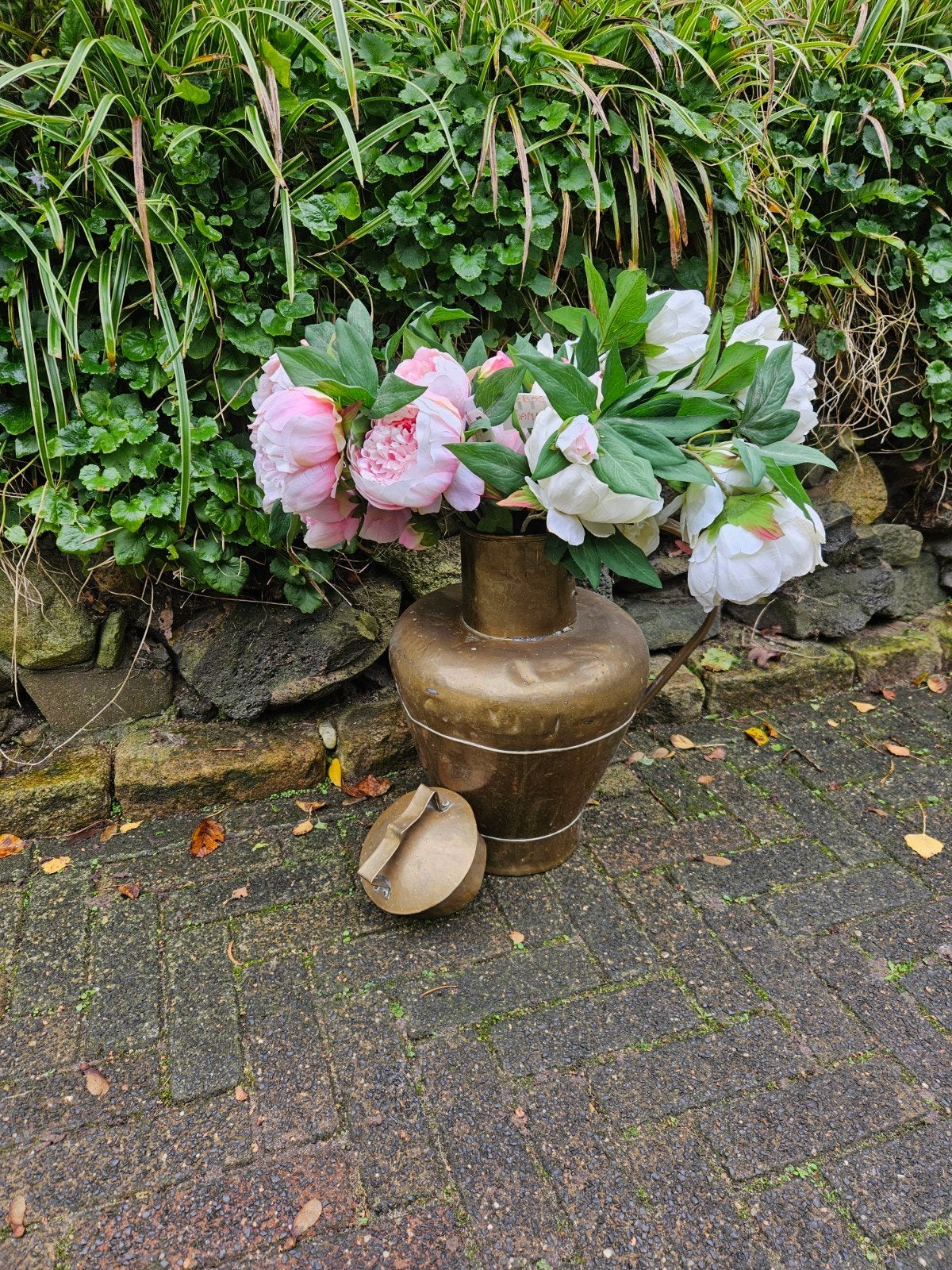 Zijden pioenrozen/kunstbloemen pioenrozen, Binnen, Roze, Kunstbloem, Zijde