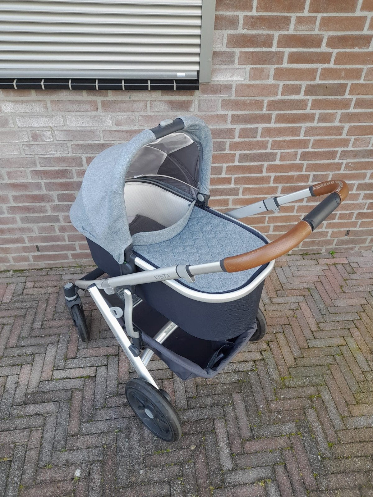 Kinderwagen Vista uppababy blauw, Kinderen en Baby's, Ophalen, Gebruikt, Overige merken