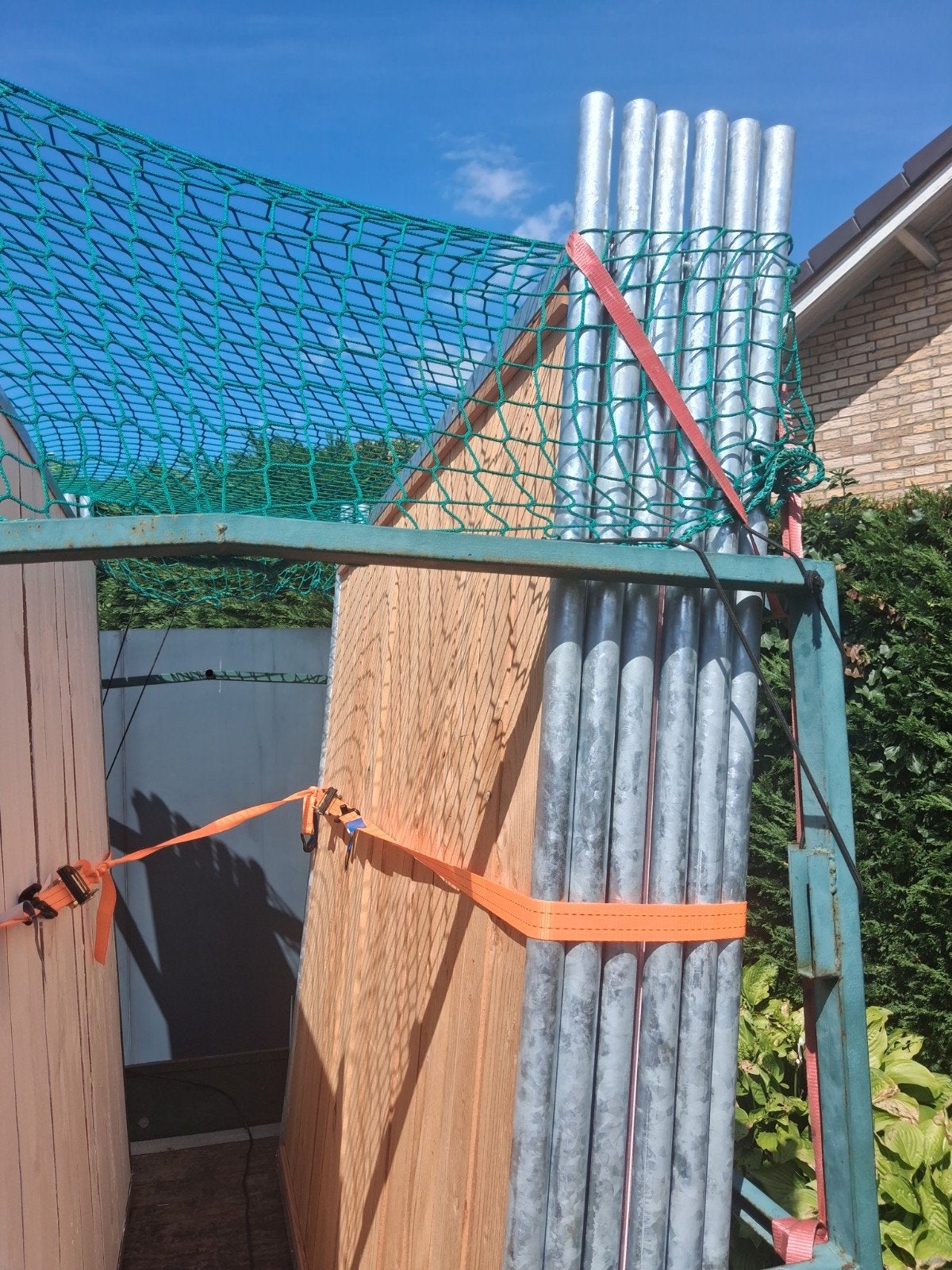 bouwhekken Cityfence Wood, Ophalen, Zo goed als nieuw