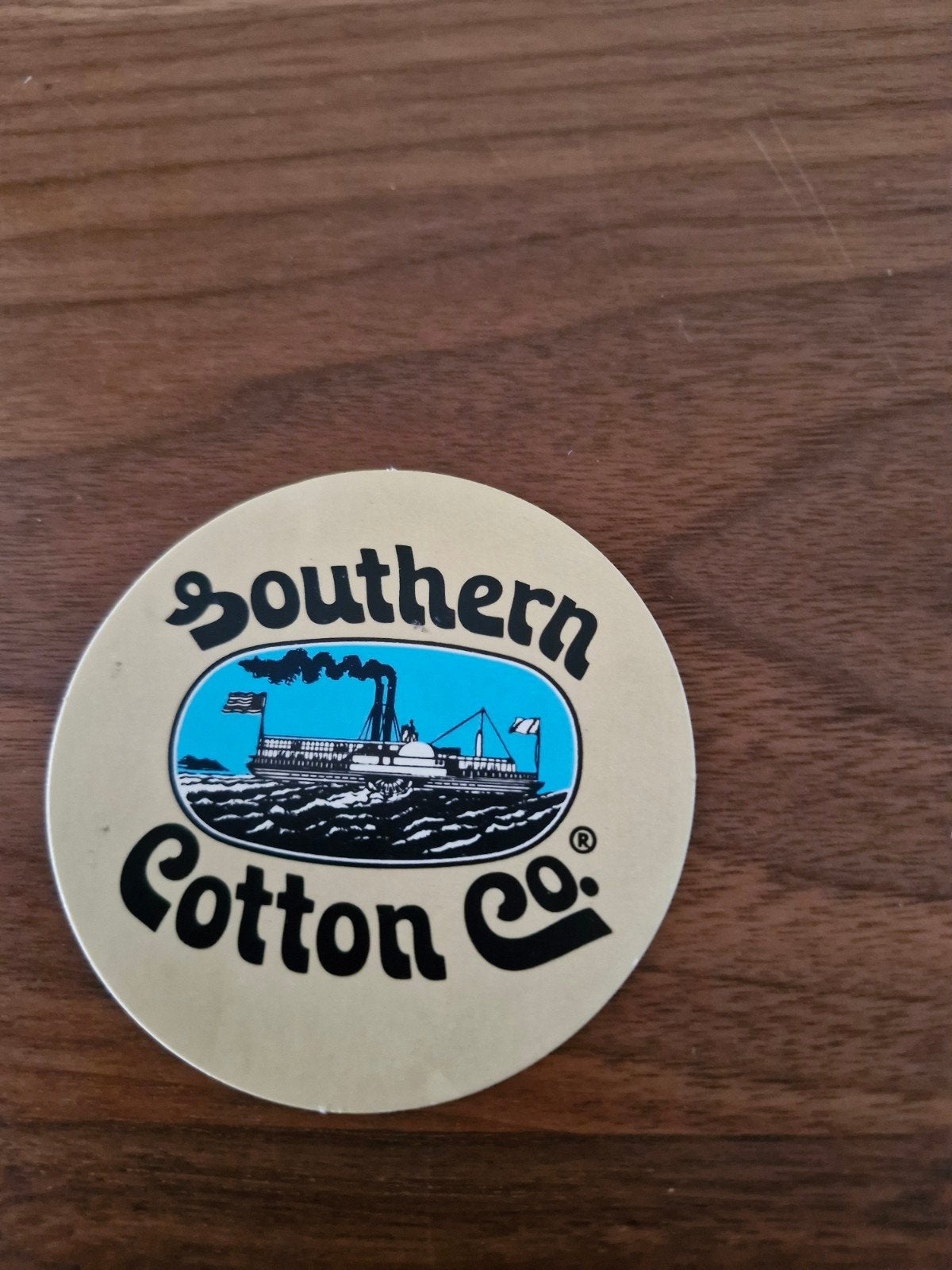491 Vintage Southern Cotton Co. Sticker - Boot Logo, Ophalen of Verzenden, Zo goed als nieuw, Overige typen