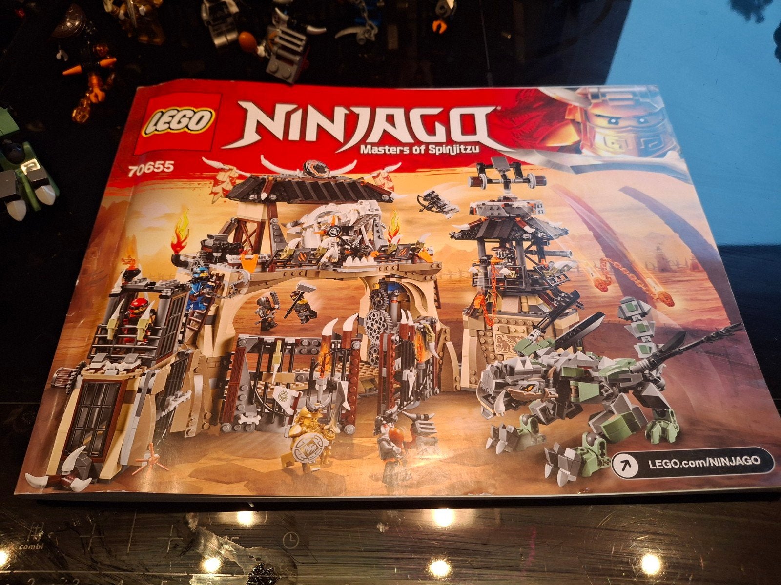 LEGO Ninjago 70655 Drakenkuil met draak en figuren, Lego, Ophalen of Verzenden, Zo goed als nieuw, Inclusief minifiguren