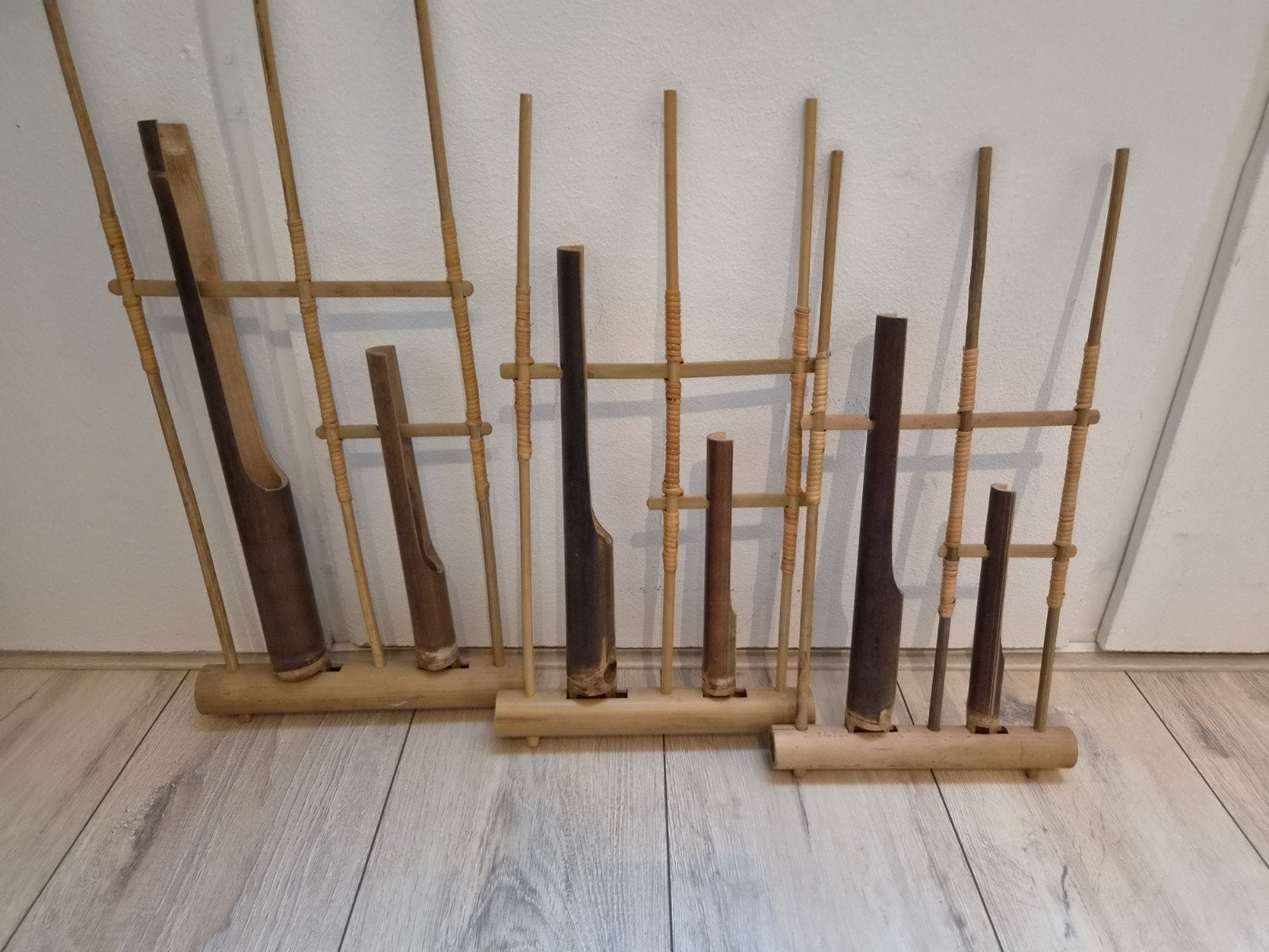 Indonesische Angklungs - Bamboe Muziekinstrument, Ophalen of Verzenden