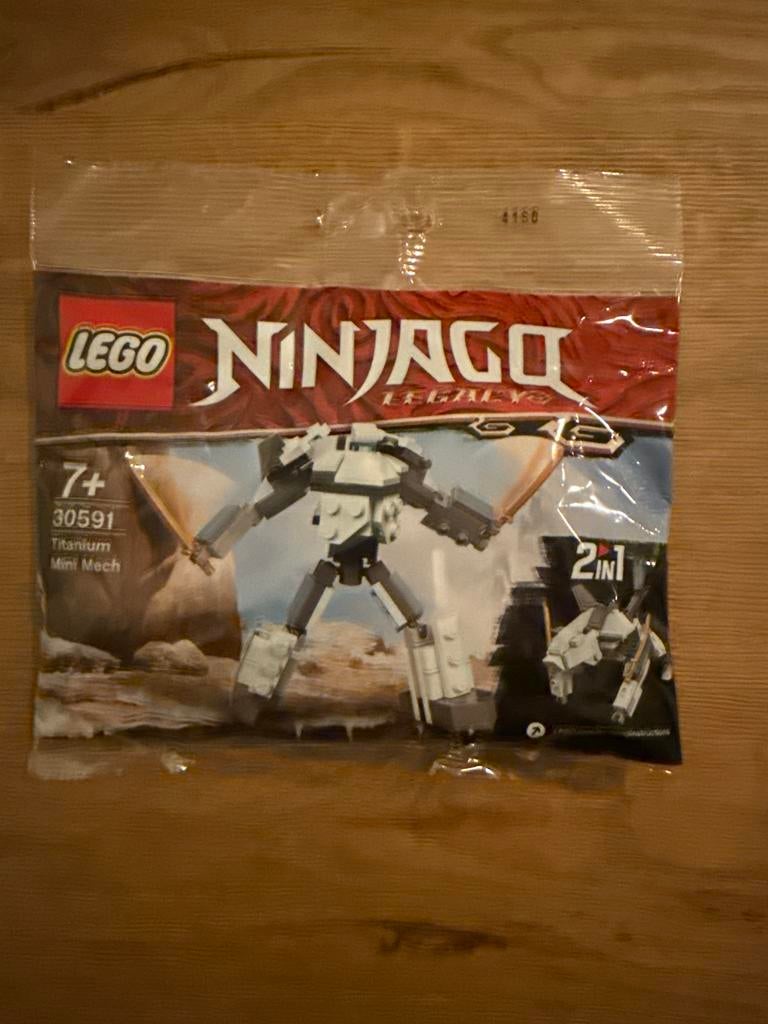LEGO Ninjago Legacy 30591 Titanium Mini Mech 2-in-1, Ophalen of Verzenden, Nieuw, Complete set, Lego
