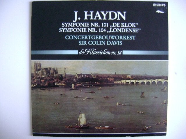 17162-7-2 : J. Haydn, Symfo.no 1de klok & symfo. no 104, Ophalen of Verzenden, Gebruikt, Overige formaten