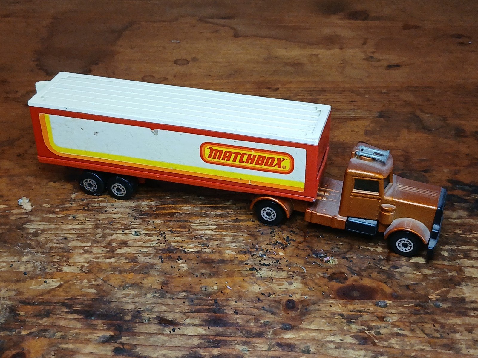 matchbox long haul truck matchbox labels, Ophalen of Verzenden, Bus of Vrachtwagen